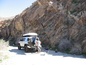 We found a nice new camp spot.