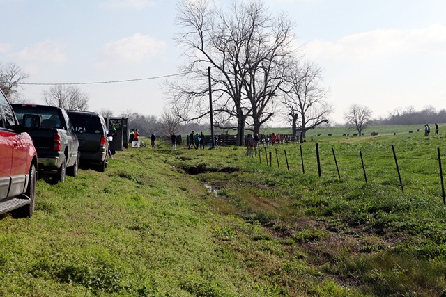 Photos of the Girls on the Geaux running the Mississippi River levee during the Rouge-Orleans ultramarathon relay on Feb. 11-12, 2012.