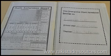 How I am using interactive math notebooks or interactive math journals to keep my students organized in my mixed age classroom in Casablanca, Morocco.  from Heidi Raki of Raki's Rad Resources