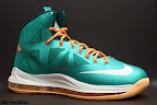 Gallery: Nike LeBron X Miami Setting or Dolphins if you Like nike lebron 10 gr miami dolphins 4 01 Gallery: Nike LeBron X Miami Setting or Dolphins if you Like