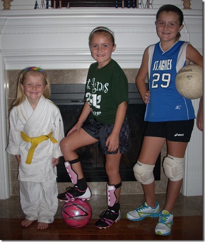 kids in sports uniforms