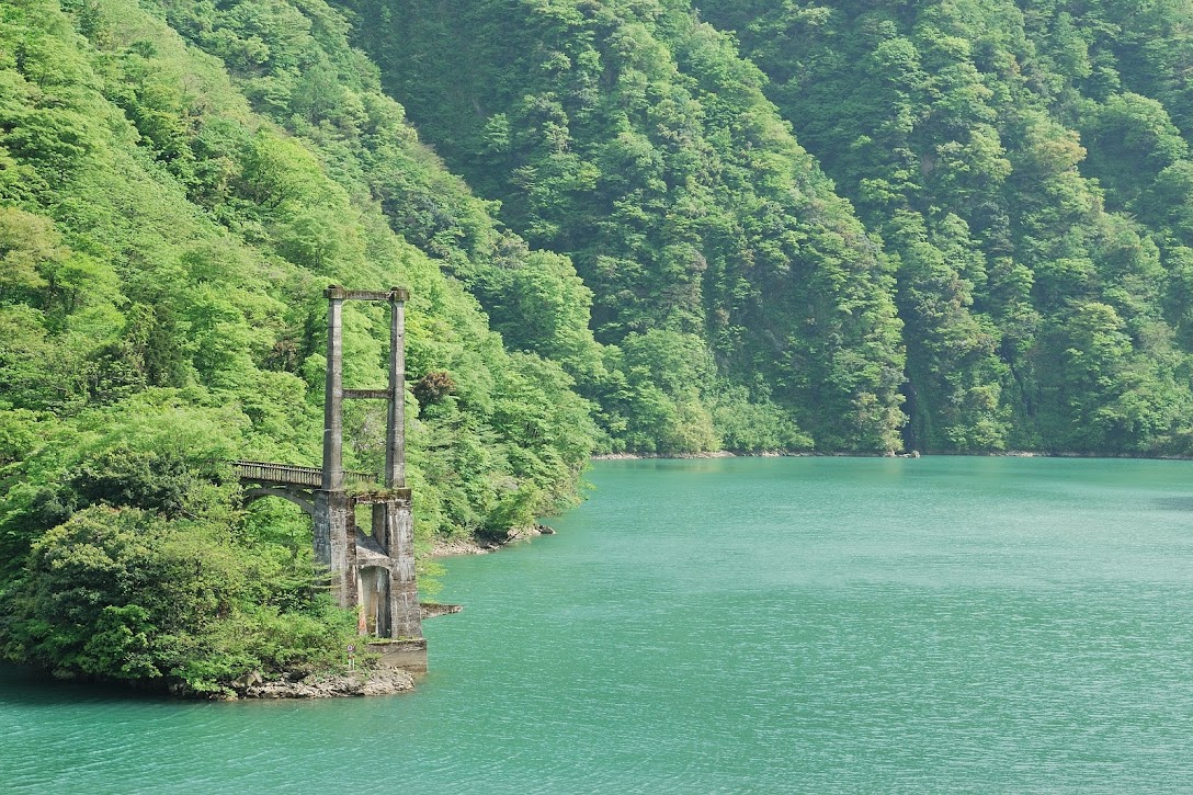 利賀大橋跡
