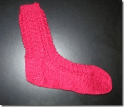 Cherry Lane Sock 1 complete