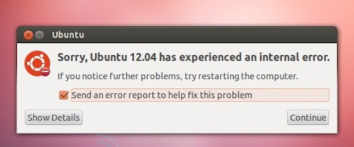 Ubuntu 12.04 segnalazione errori di sistema
