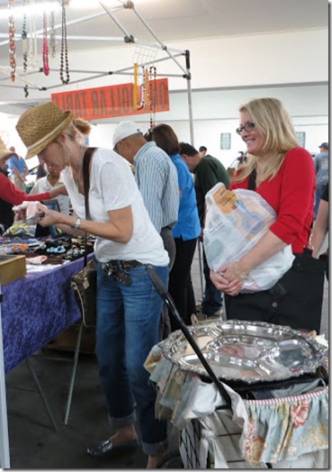 Joy & Laurie at Flea