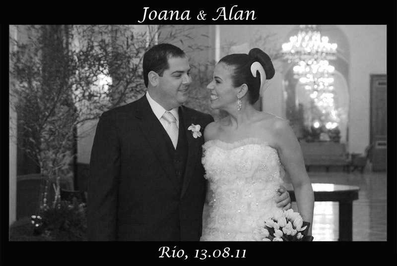 Fotos de Joana e Alan - 13.08.11. Foto numero 001 da Social Click Fotografia Digital, do Rio de Janeiro, RJ, que faz fotos divertidas, fotos malucas, fotos com fantasias, fotos na hora, fotografia maluca, fotografia divertida com molduras personalizadas. foto maluca jornalismo copacabana palace daniel cruz decoração brinde casamento digital fotos para empresas divertidas malucas animadas animado site de eventos fotografos 15 anos social fotoproduto fotógrafo rio janeiro