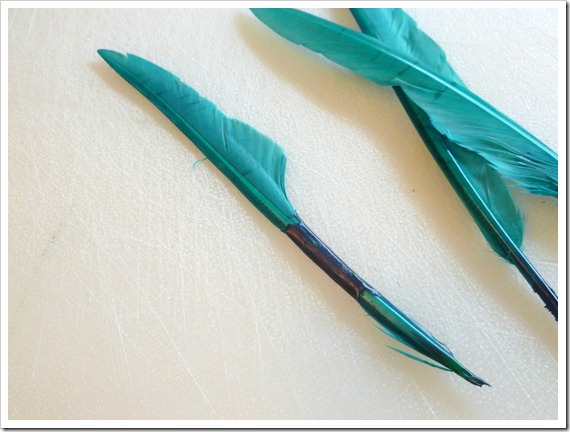 How to make a feather arrow
