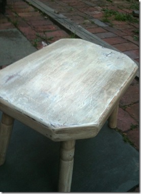 finished stool