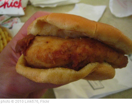 'Chick-Fil-A Chicken Sandwich' photo (c) 2010, Link576 - license: http://creativecommons.org/licenses/by/2.0/