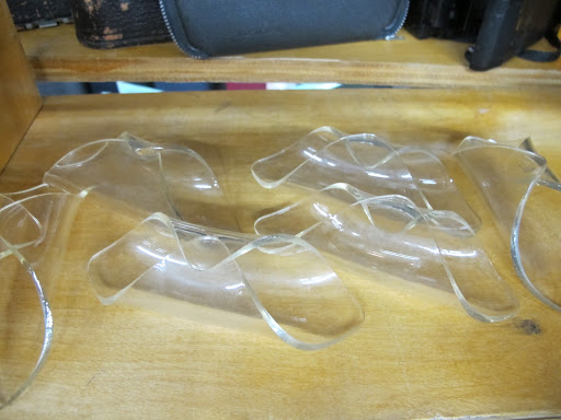 Some simple lucite napkin holders. Rebecca Robertson, our Decorating Editor, would love these!