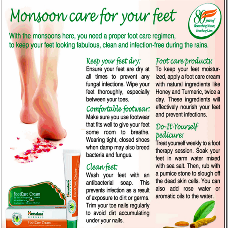 Monsoon Care For Your Feet