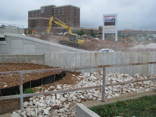 This is the construction site located at the intersection of James River Freeway and National Avenue. (Photo by: Brittni Bynum)