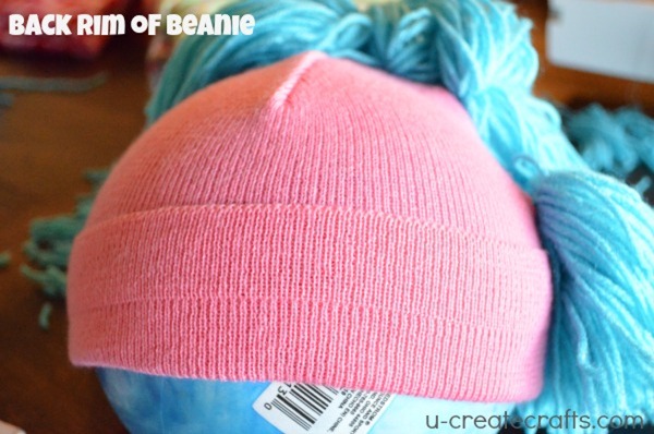 DIY Yarn Wig Tutorial 11