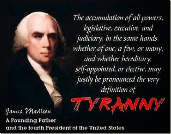 James Madison on Tyranny James Madison on Tyranny