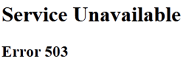 blogger error 503 blogger error 503