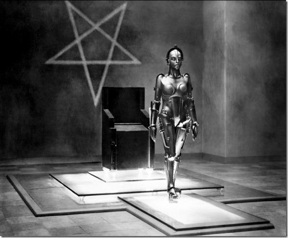 Prod DB © UFA / DR
METROPOLIS (METROPOLIS) de Fritz Lang 1926 ALL
avec Brigitte Helm
classique, science fiction, anticipation, robot, androide, pentacle
d'après le roman de Thea Von Harbou