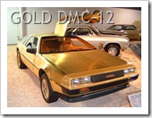 delorean dmc-12 placcata oro limited edition