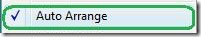 check auto arrange