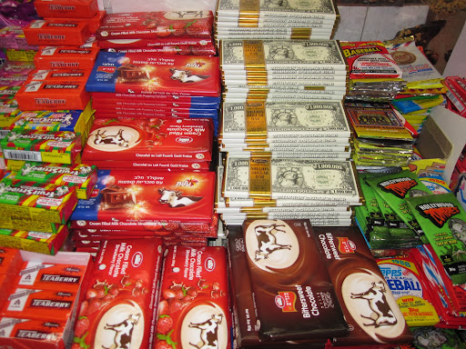 There was also a large selection of chocolate too.