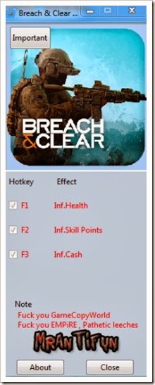 Breach & Clear V4.2.1.11687  3 Trainer MAF