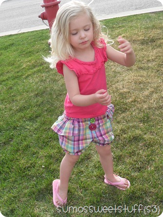 ruffle shorts