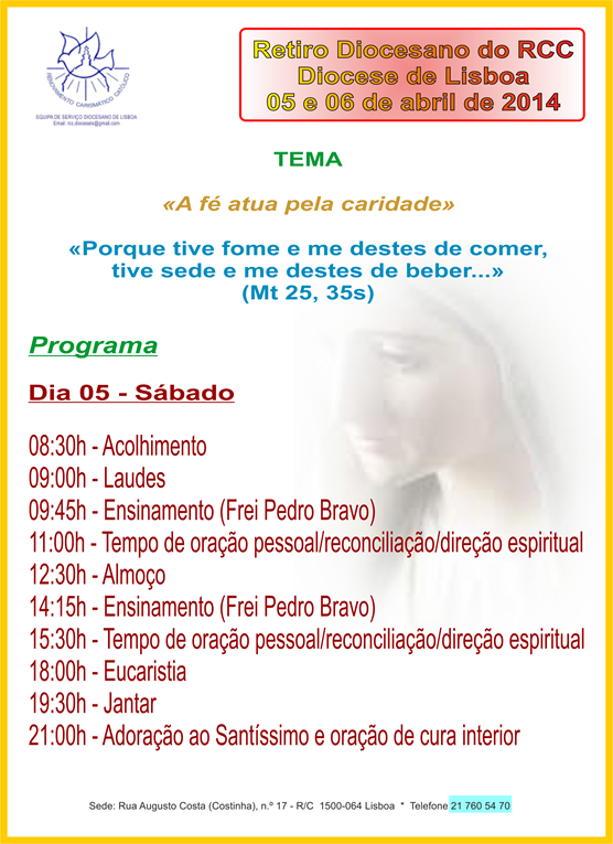 Retiro Diocesano RCC - 05.04.14