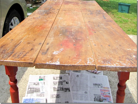 table before