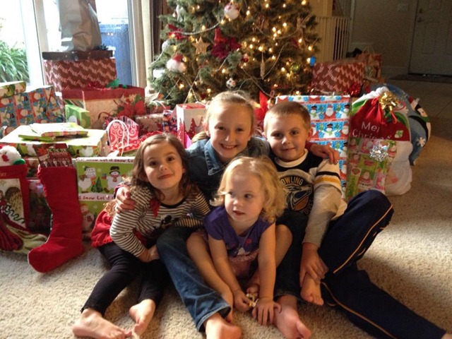 our grandkids christmas 2012