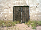 Old doorway in wall