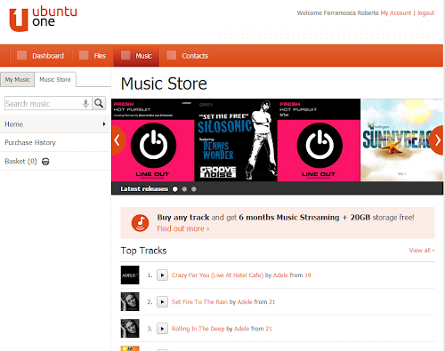 Ubuntu One Music Store