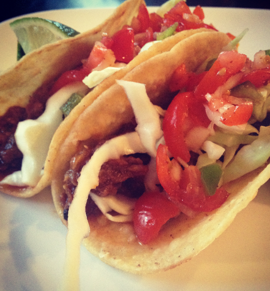 Slow Cooker Steak Carnitas Tacos