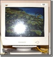 glare on computer monitor, setup new computer_thumb glare on computer monitor, setup new computer_thumb