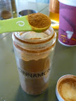 Just a little bit of cinnamon.