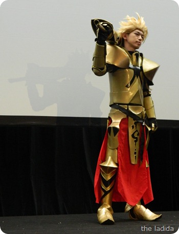 EB Expo Just 'Cos Cosplay Competition - Gilgamesh from Fate Unlimited Code EB Expo Just 'Cos Cosplay Competition - Gilgamesh from Fate Unlimited Code