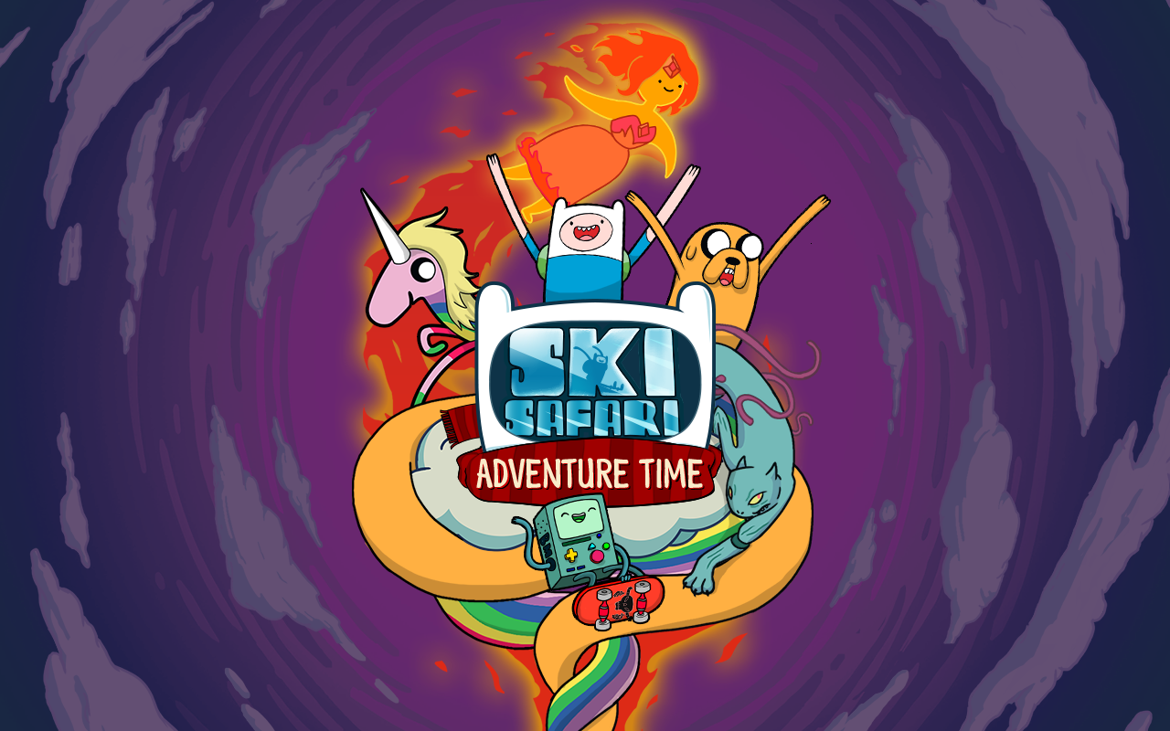 Android application Ski Safari: Adventure Time screenshort