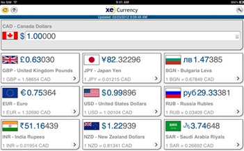 Free Currency Converter for iPad