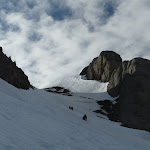 Descente par le couloir de la Escupidera (voie normale)