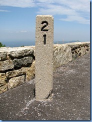 1209 Virginia - Shenandoah National Park - Skyline Drive - Hogback Overlook - mile marker 1209 Virginia - Shenandoah National Park - Skyline Drive - Hogback Overlook - mile marker