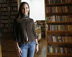 Entrevista con Trixia Valle en la libreria Porrua. 13 de Mayo de 2009. Foto:Miriam Sanchez