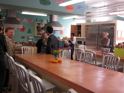 A brand new teaching kitchen is a place for students to learn about nutrition and master kitchen skills.