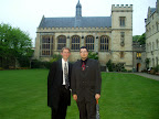 Patrick and I outside Hall in Pembroke College