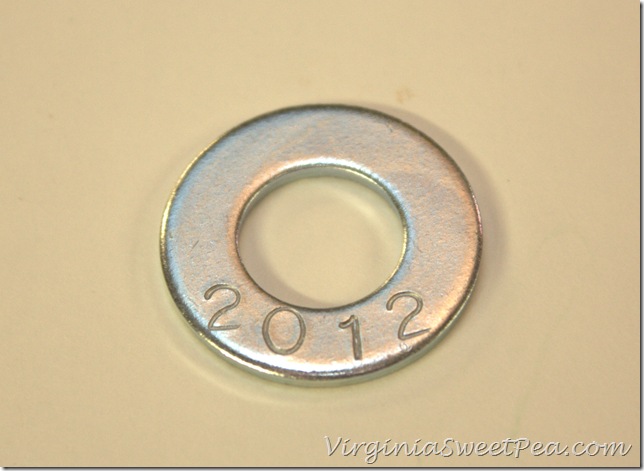 Washer with 2012 Stamp