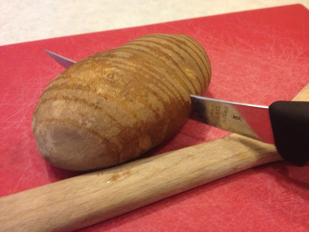 Grill Recipe Hasselback Grilled Potato