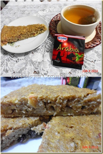 bolo diet de aveia com frutas bolo diet de aveia com frutas