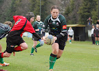 Rachel Lennox in action for City of Derry