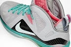 nike lebron 9 ps elite grey candy pink 9 04 official LeBron 9 P.S. Elite Miami Vice Official Images & Release Date