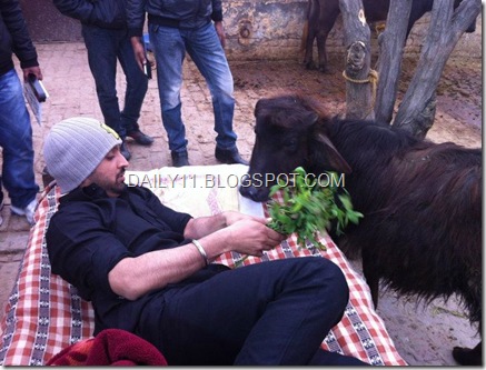 diljit during the shoot of jatt and juliet