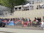 The wedding viewing area set up across the street from Westminster Abbey. It was pretty funny stuff...this was Wednesday and people were already camping out with their tents for Friday's wedding!