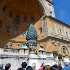 The pinecone, retrieved from a Roman ruin.