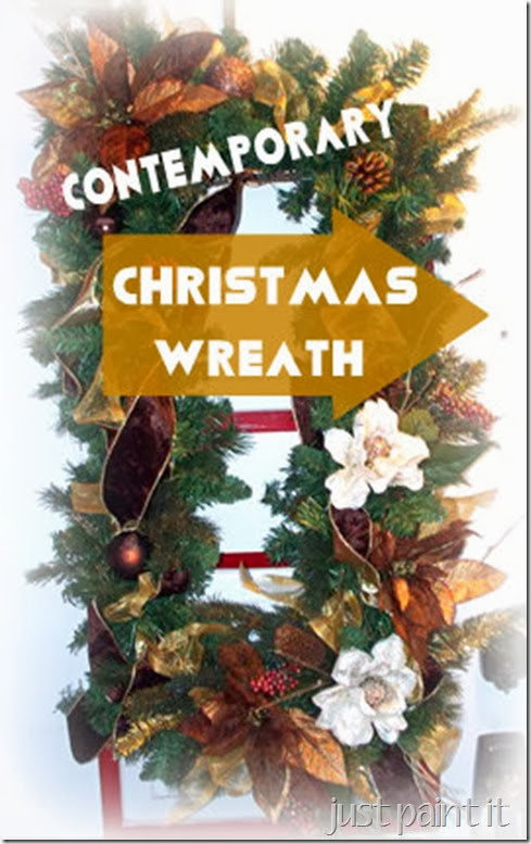 square Christmas wreath